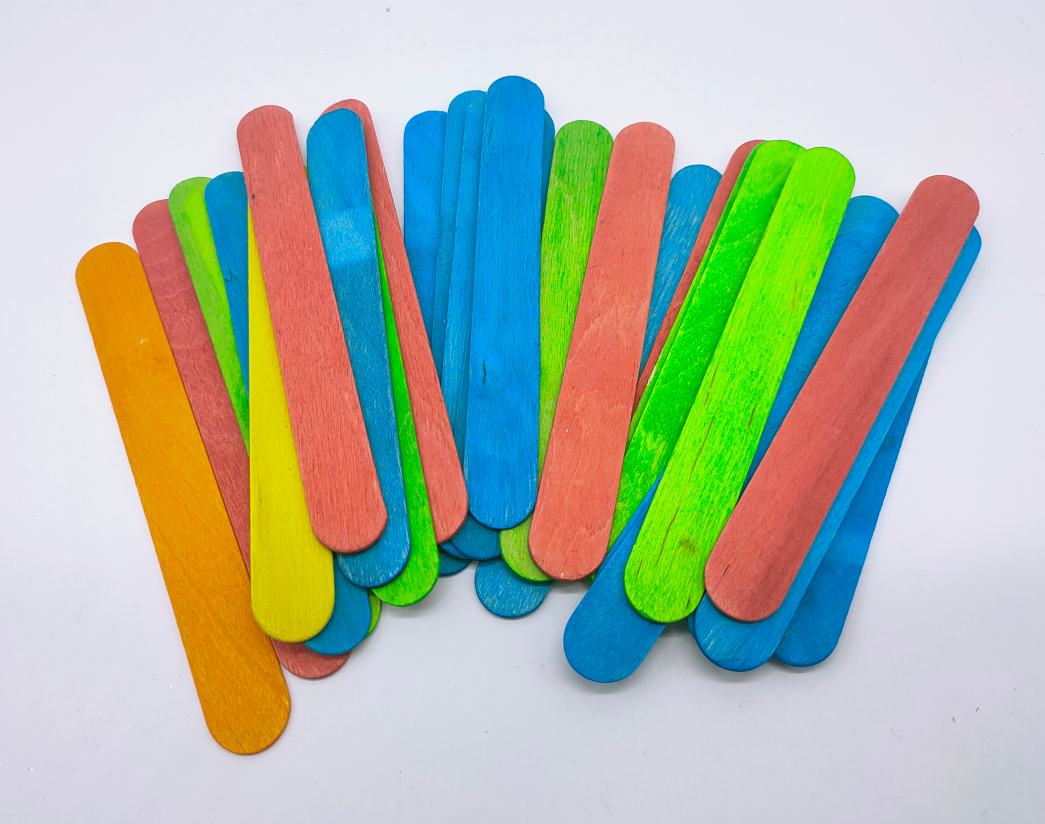 Colored Wooden Sticks