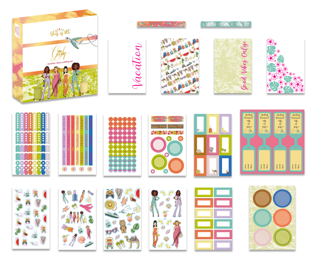 vacation vibes crafting set