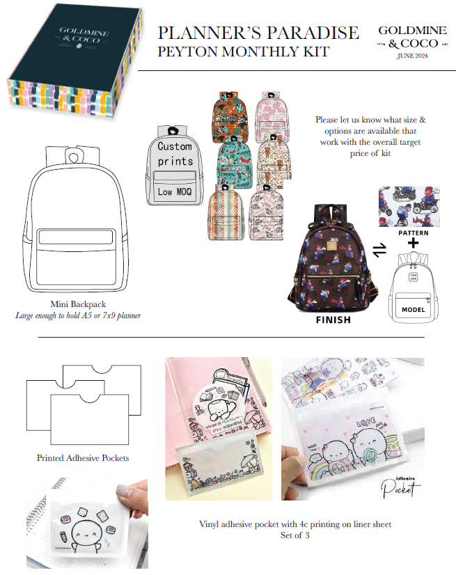 PLANNER’S PARADISE PEYTON MONTHLY KIT