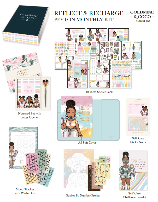 REFLECT & RECHARGE PEYTON MONTHLY KIT