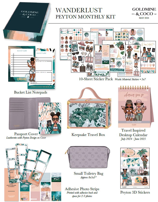 WANDERLUST PEYTON MONTHLY KIT